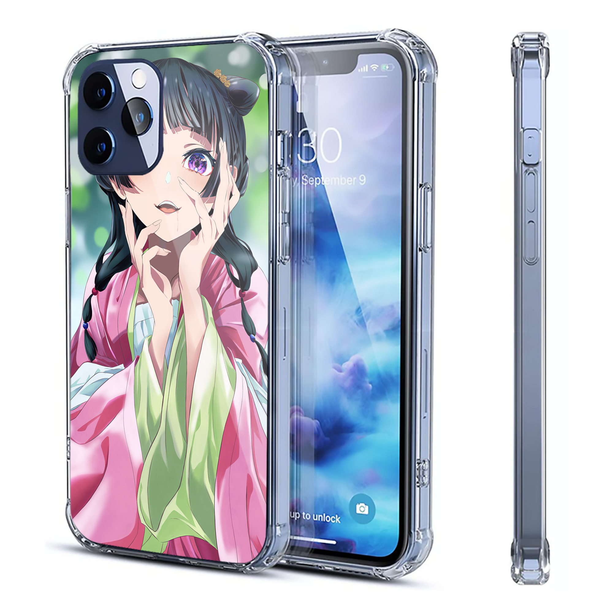 （画像用） 薬屋のひとりごと The Apothecary Diaries 【iPhone 12シリーズ対応】透明スマホケース（クリアソフトケース）